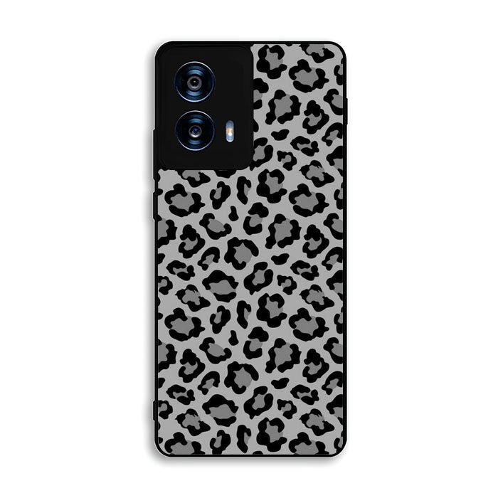 Leopard Grey Pattern Motorola Moto G Power 5G 2024 Case DC6657