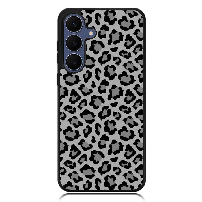 Leopard Grey Pattern Samsung Galaxy S24 FE Case DC1022