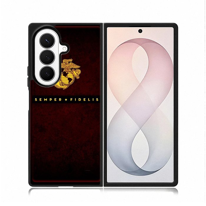 Usmc Semper Fidelis Samsung Galaxy Z Fold 8 Ultra Case DC1940