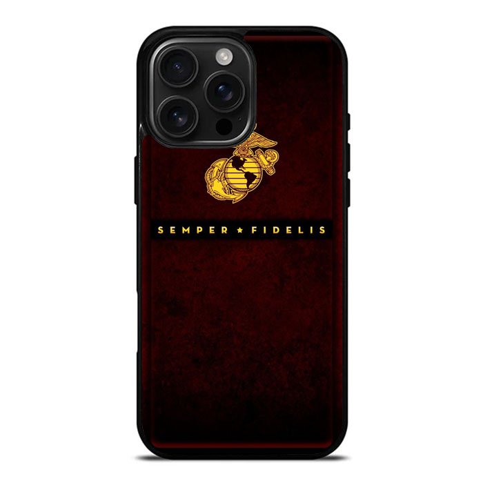 Usmc Semper Fidelis iPhone 16 Pro Max Case DC1940