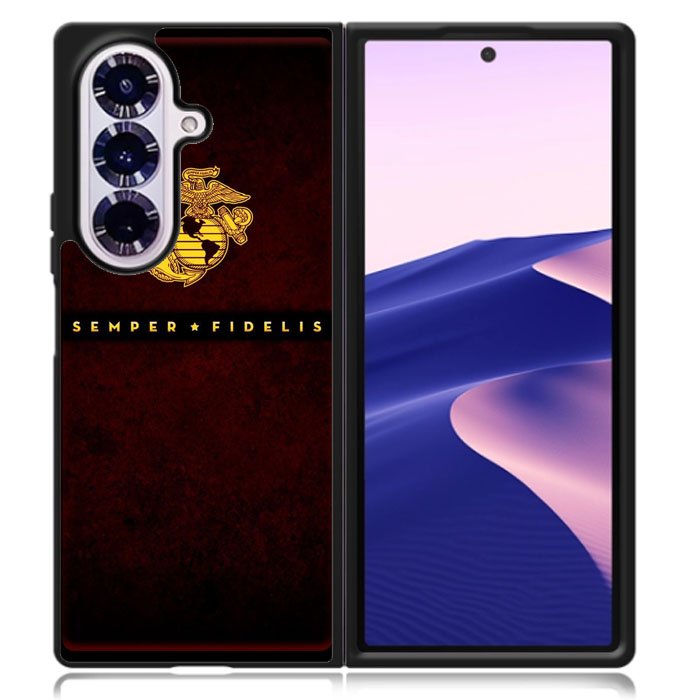 Usmc Semper Fidelis Samsung Galaxy Z Fold 7 Case DC1940