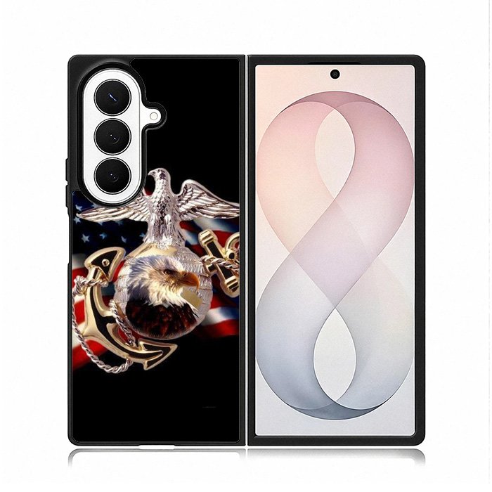 Marine Corps Usa Samsung Galaxy Z Fold 8 Ultra Case DC1095
