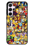 The Simpsons All Characters Samsung Galaxy A55 5G Case