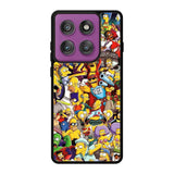 The Simpsons All Characters Motorola Moto Edge 60 Pro Case