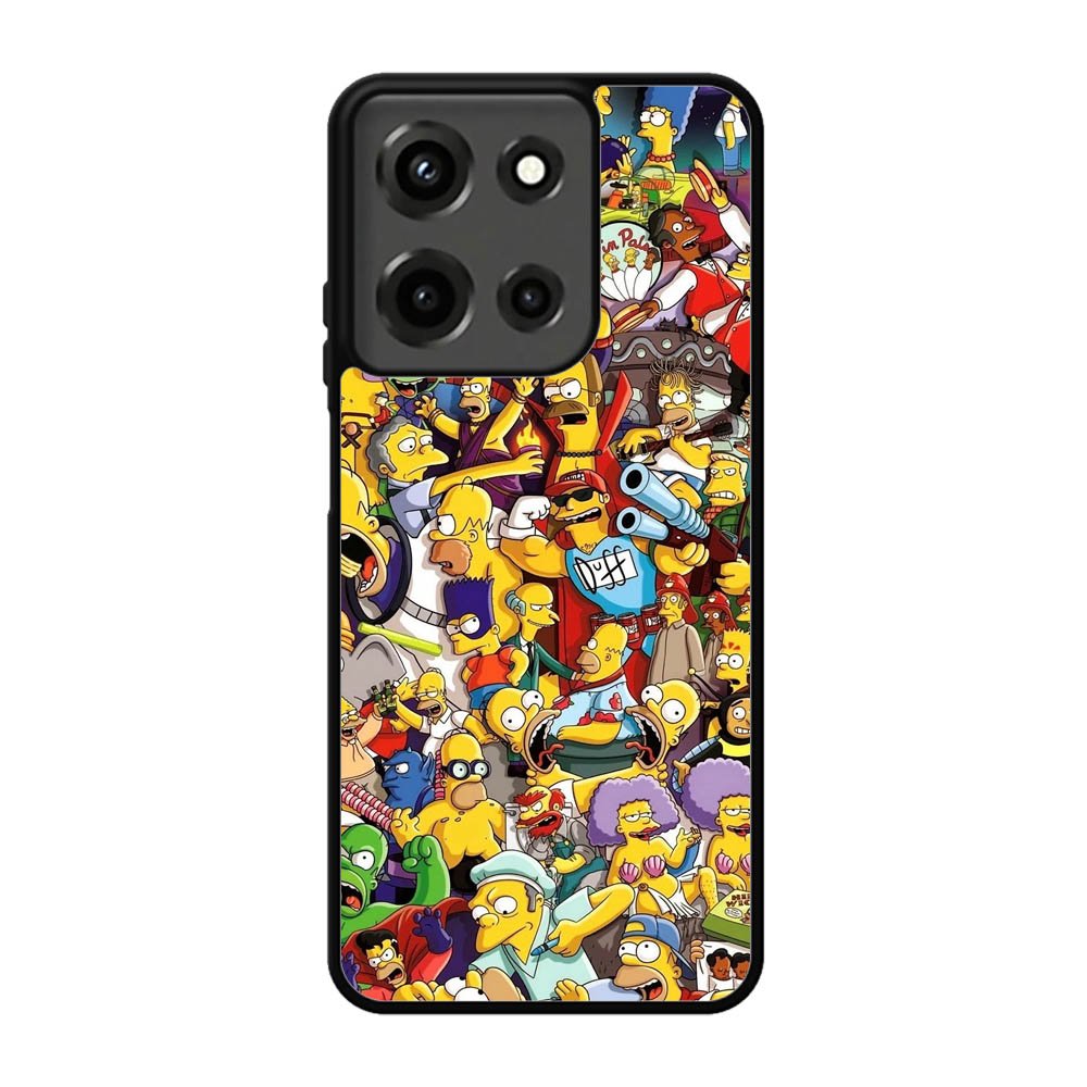 The Simpsons All Characters Motorola Moto G 5G 2025 Case DC8344