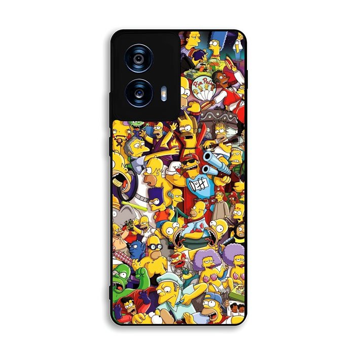 The Simpsons All Characters Motorola Moto G Power 5G 2024 Case DC8344