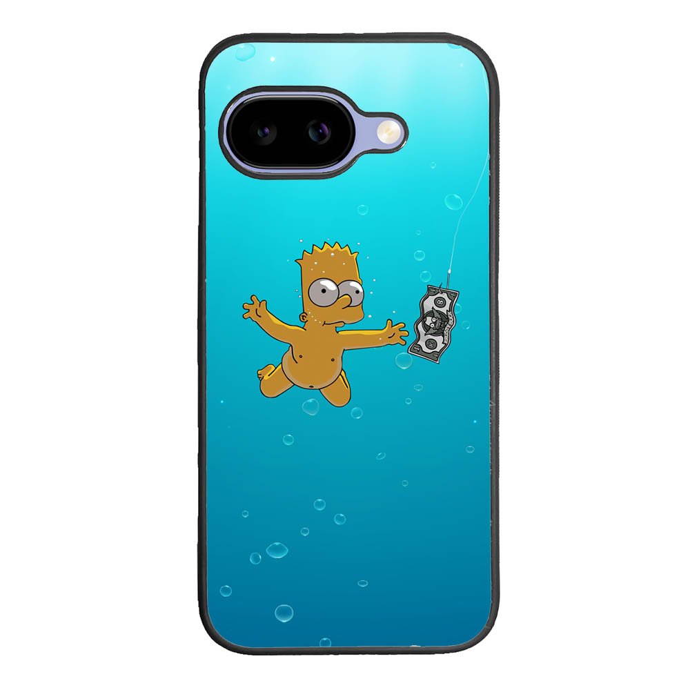 Bart Simpsons Nevermind Nirvana Google Pixel 10A Case