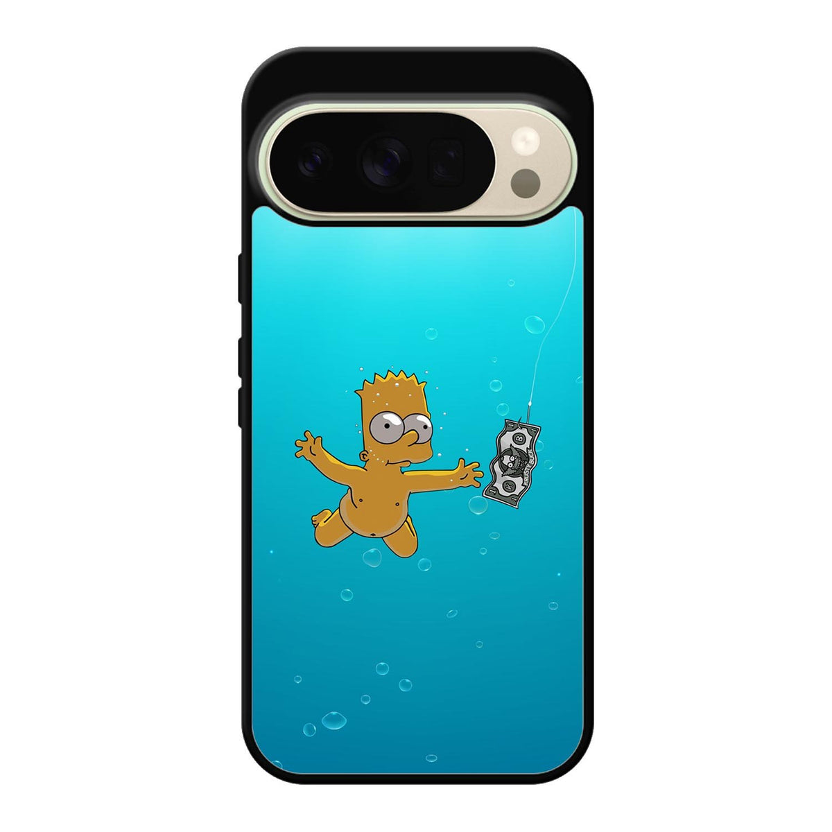 Bart Simpsons Nevermind Nirvana Google Pixel 10 Pro Case