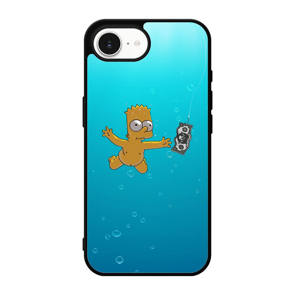 Bart Simpsons Nevermind Nirvana iPhone 17e Case DC0144