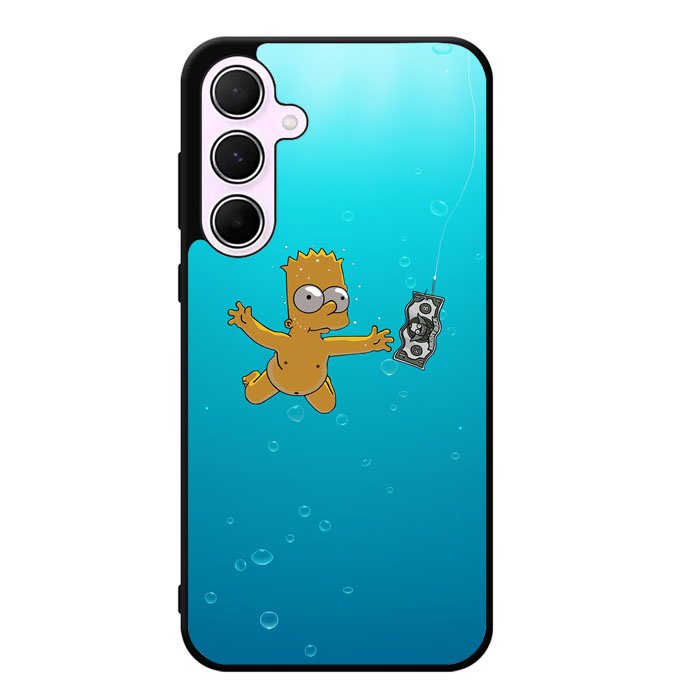 Bart Simpsons Nevermind Nirvana Samsung Galaxy A35 5G Case DC0144