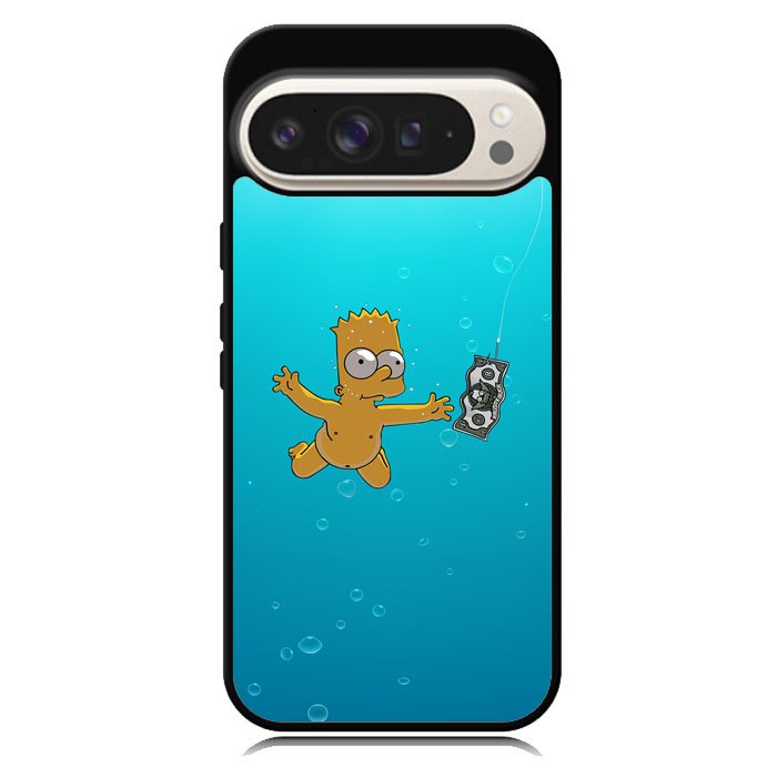 Bart Simpsons Nevermind Nirvana Google Pixel 10 Pro XL Case DC0144