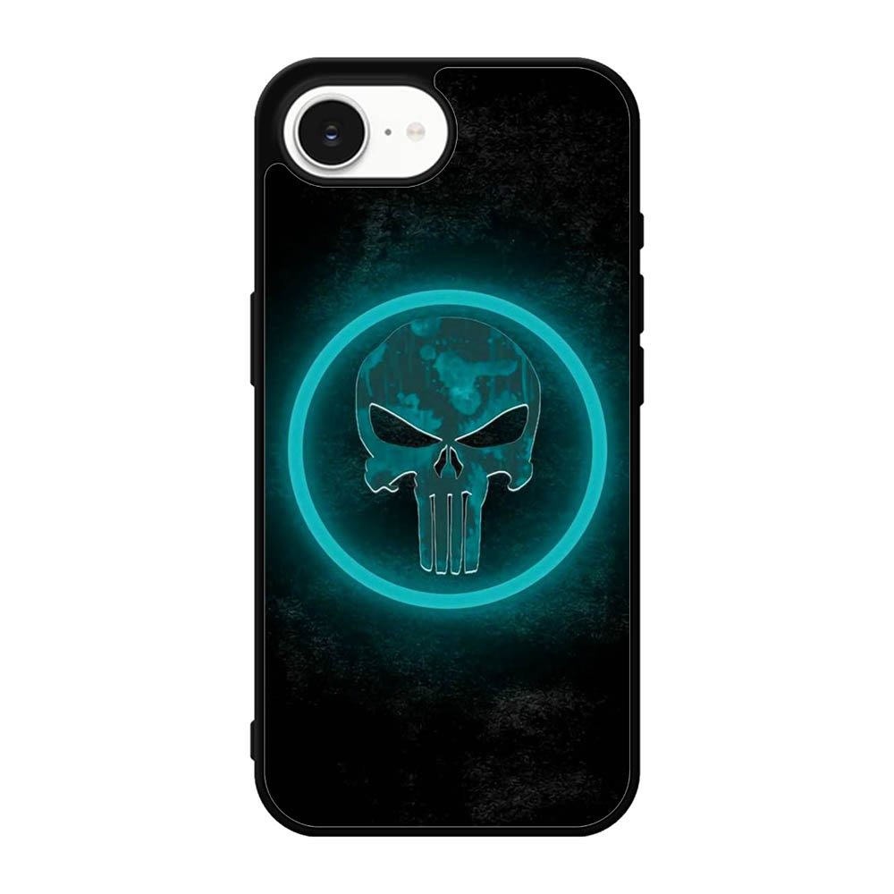 Punisher Blue Glow iPhone 17e Case DC1516