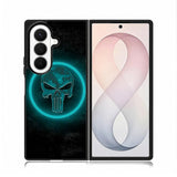 Punisher Blue Glow Samsung Galaxy Z Fold 8 Ultra Case DC1516