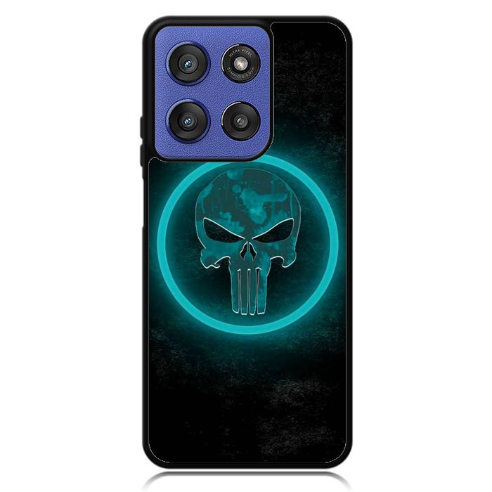 Punisher Blue Glow Motorola Moto G Stylus 5G 2025 DC1516