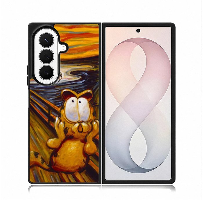 Garfield Art Painting Samsung Galaxy Z Fold 8 Ultra Case