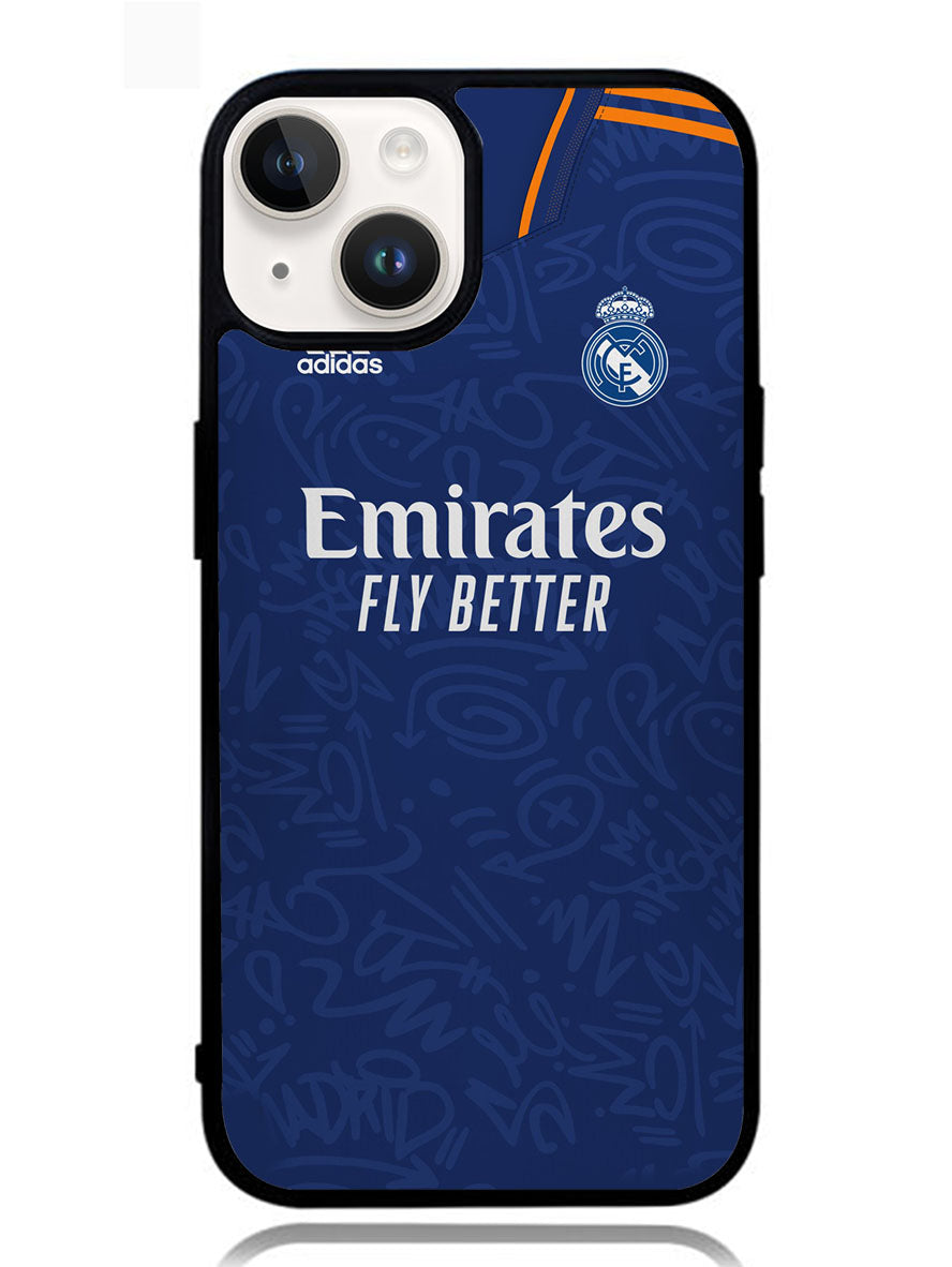 Real Madrid 2021-2022 Away Jersey iPhone 14 Plus Case BLN8804