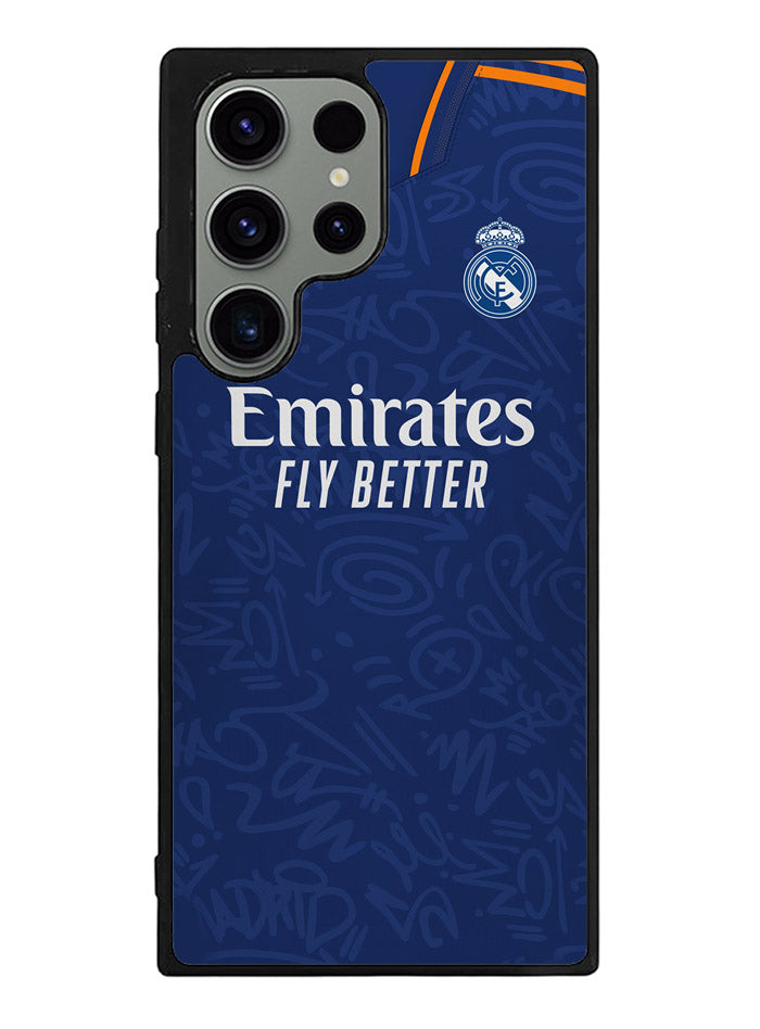 Real Madrid 2021-2022 Away Jersey Samsung Galaxy S23 Ultra 5G Case