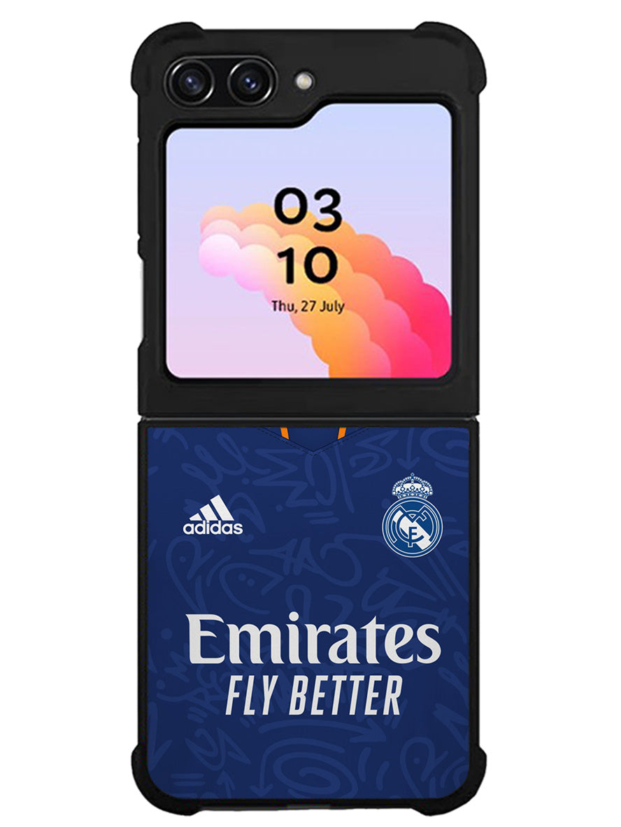 Real Madrid 2021-2022 Away Jersey Samsung Galaxy Z Flip 5 5G 2023 Case