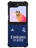 Real Madrid 2021-2022 Away Jersey Samsung Galaxy Z Flip 5 5G 2023 Case