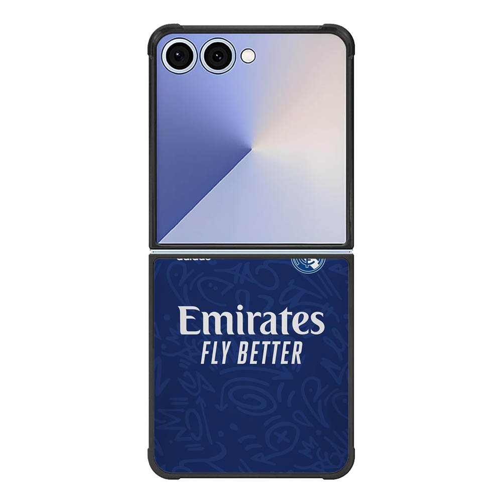 Real Madrid 2021-2022 Away Jersey Samsung Galaxy Z Flip 7 5G Case