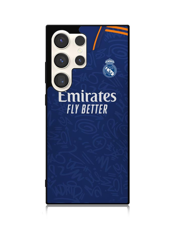 Real Madrid 2021-2022 Away Jersey Samsung Galaxy S24 Ultra 5G Case