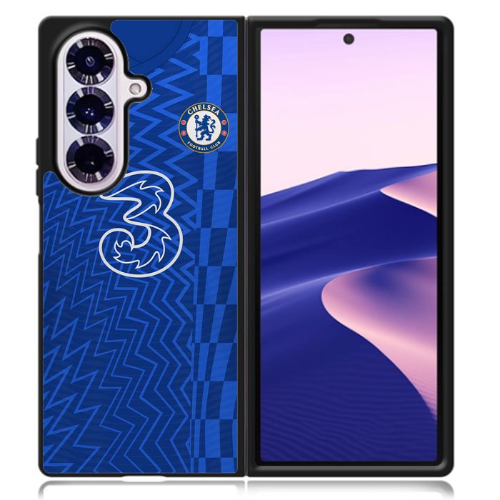 Chelsea Fc 2021-2022 Home Jersey Samsung Galaxy Z Fold 7 Case DC0304
