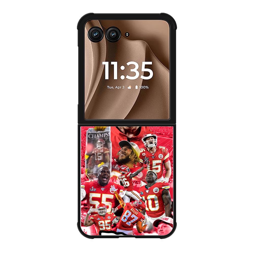 the super bowl Champion Kansas City Motorola Moto RAZR Plus 2025 Case