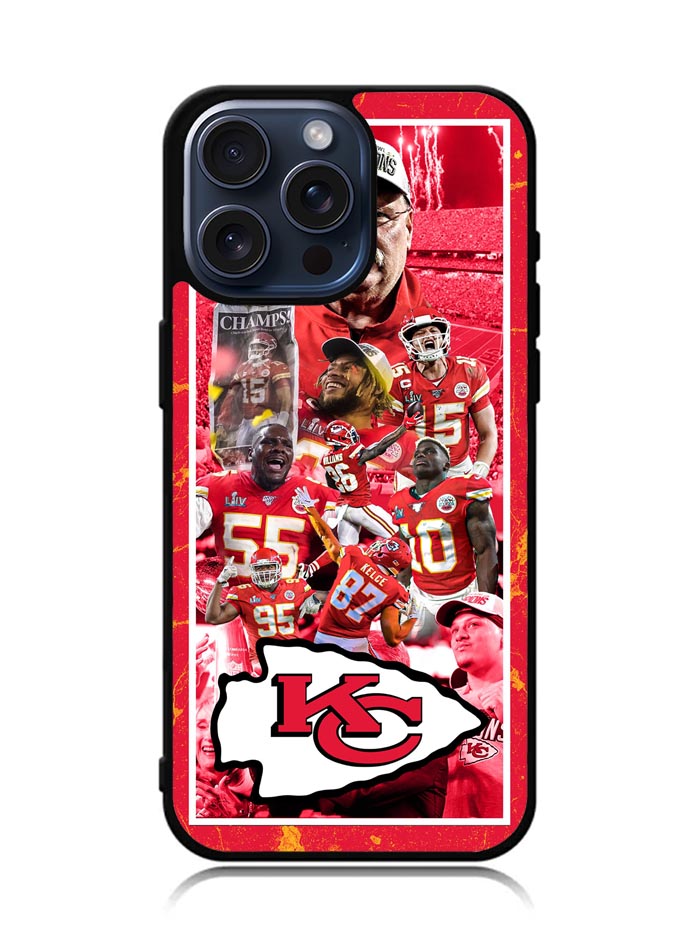 the super bowl CHAMPION Kansas City iPhone 15 Pro Max Case BLN8820