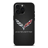 Corvette Logo Carbon iPhone 16 Pro Max Case DC0388