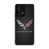 Corvette Logo Carbon 2nd Motorola Moto G Power 5G 2024 Case DC7924