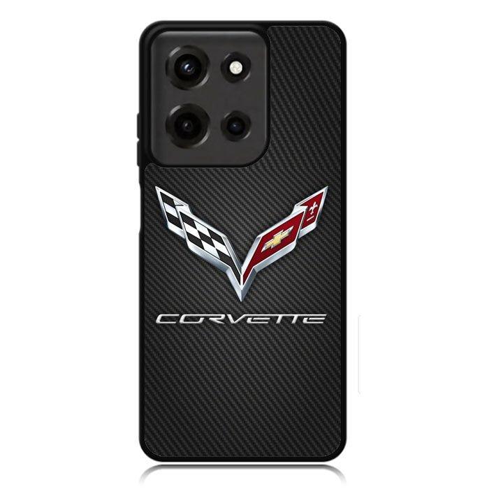 Corvette Logo Carbon Motorola Moto G Power 5G 2025 DC0388