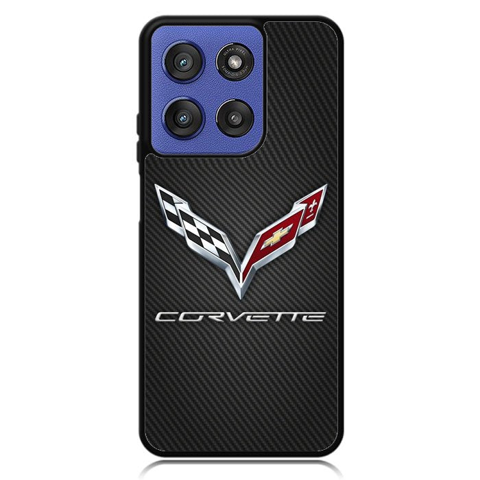 Corvette Logo Carbon Motorola Moto G Stylus 5G 2025 DC0388