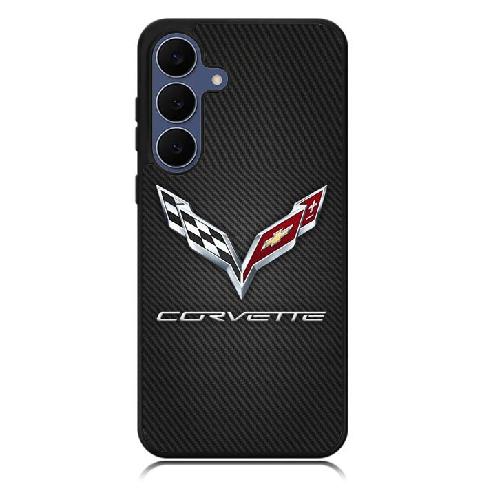 Corvette Logo Carbon Samsung Galaxy S24 Plus , Samsung Galaxy S24+ Case DC0388
