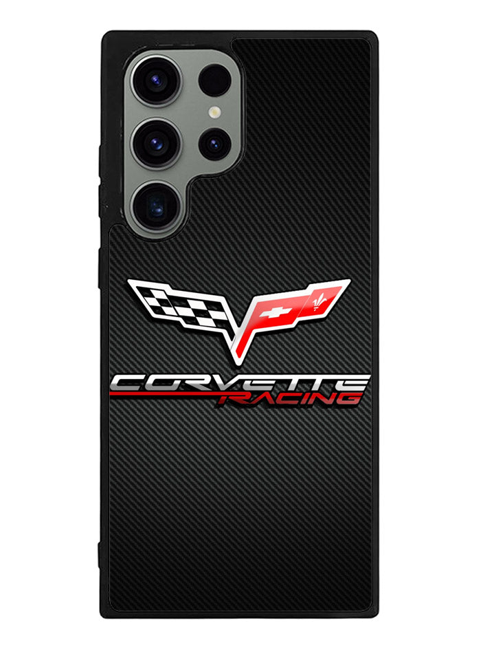 Corvette Racing Carbon Logo Samsung Galaxy S23 Ultra 5G Case