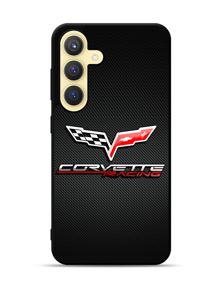 Corvette Racing Carbon Logo Samsung Galaxy S25 Plus 5G , Samsung Galaxy S25+ 5G Case