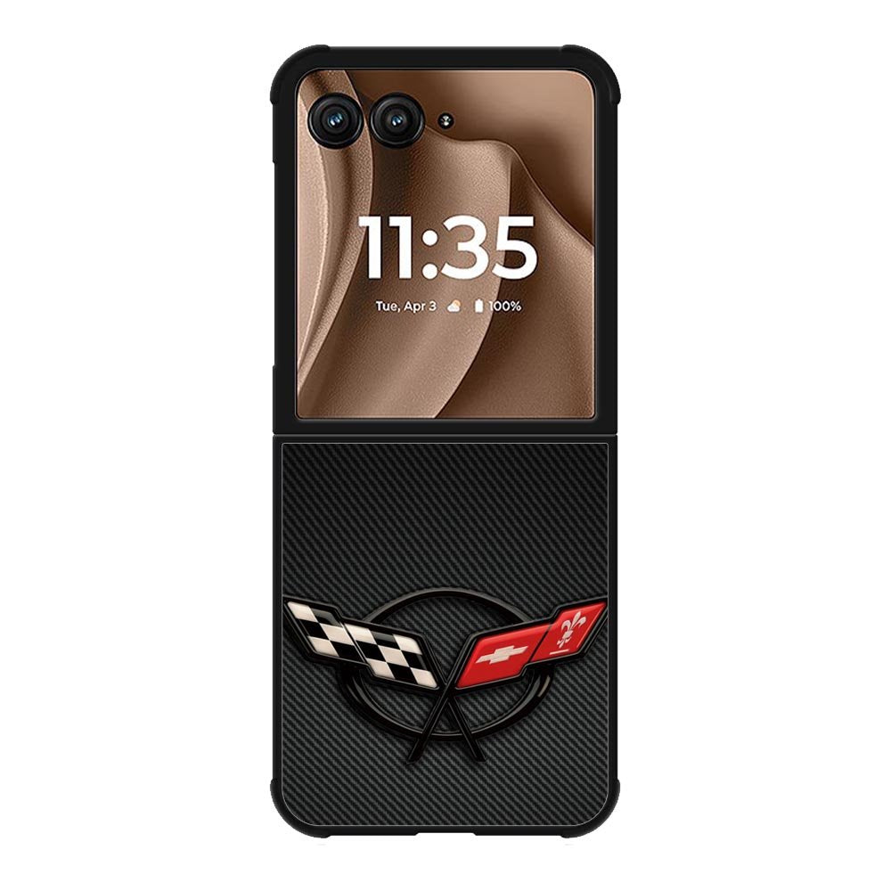 Corvette Logo 4th Motorola Moto RAZR Plus 2025 Case