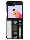 Retro Cassette Tape D90 Samsung Galaxy Z Flip 5 5G 2023 Case