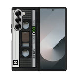 Retro Cassette Tape D90 Samsung Galaxy Z Fold 7 5G Case