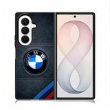 BMW Logo Leather Samsung Galaxy Z Fold 8 Ultra Case DC0210