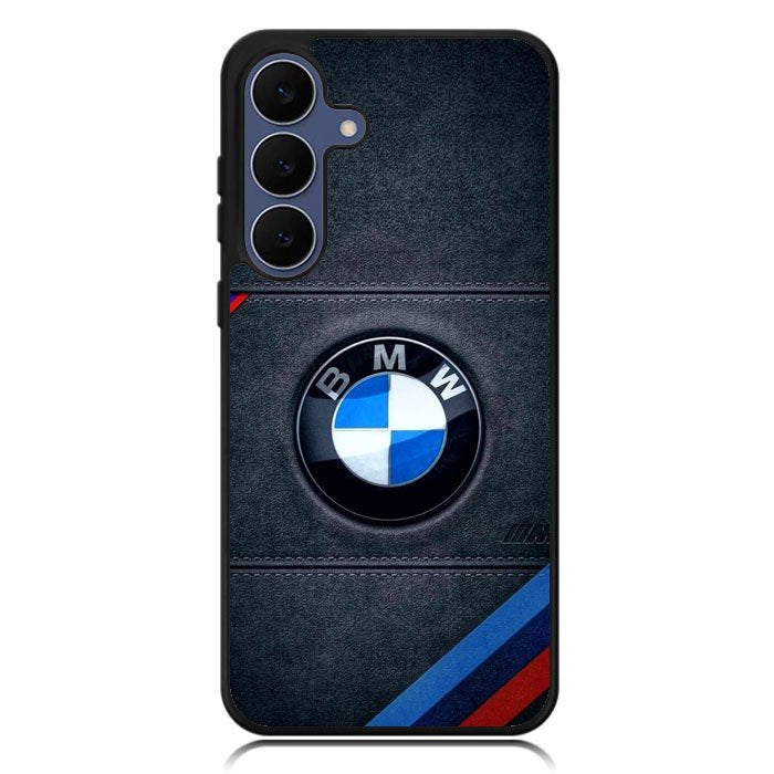 BMW Logo Leather Samsung Galaxy S25 Plus , Samsung Galaxy S25+ Case DC0210