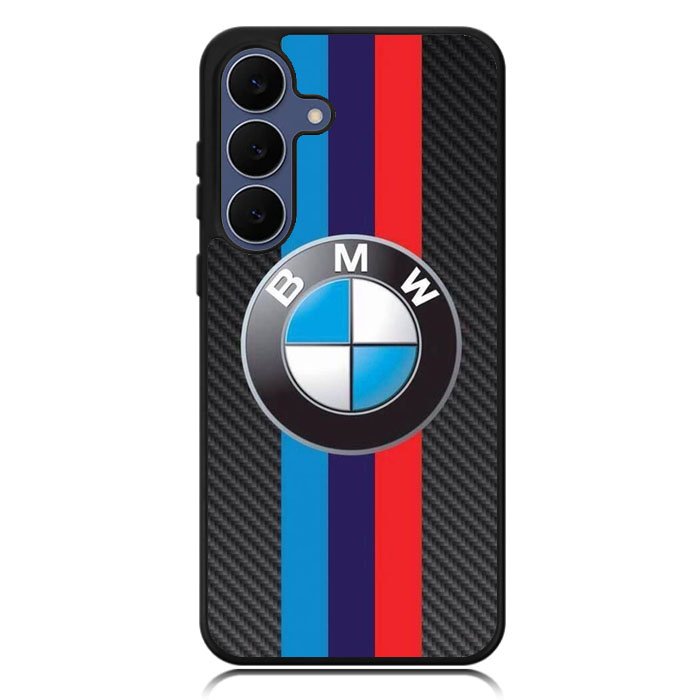 BMW Carbon Stripes Logo Samsung Galaxy S24 FE Case DC0204
