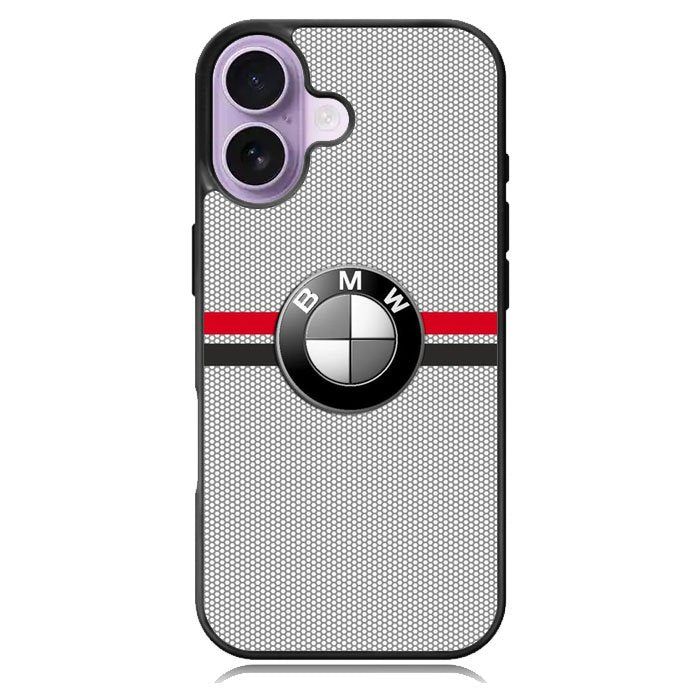 BMW Racing Red Black Logo iPhone 16 Case DC0218