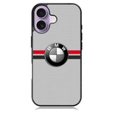 BMW Racing Red Black Logo iPhone 16 Case DC0218