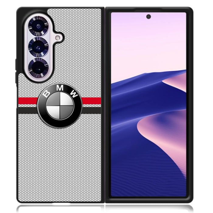 BMW Racing Red Black Logo Samsung Galaxy Z Fold 7 Case DC0218