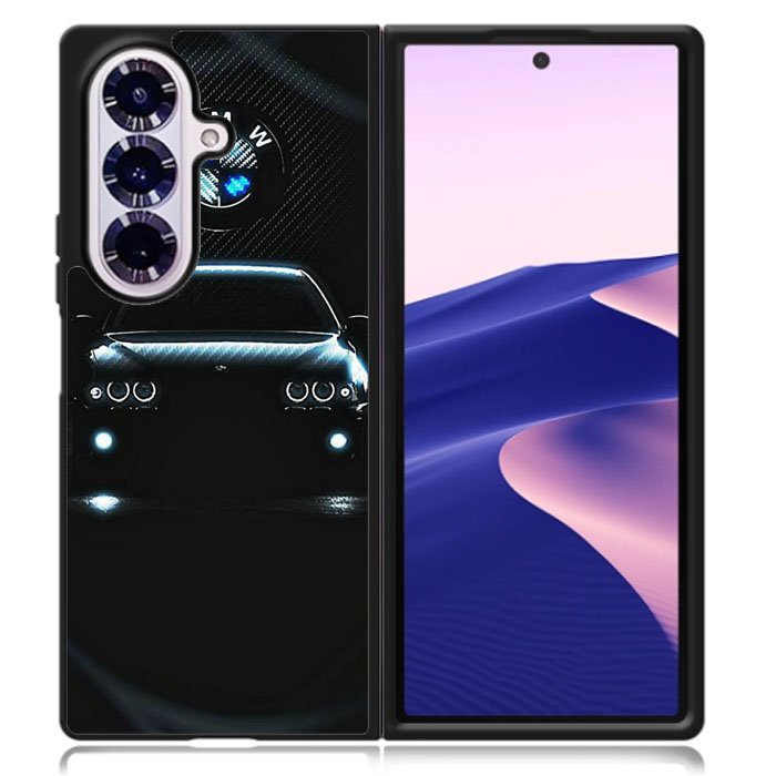 BMW Blue Neon Samsung Galaxy Z Fold 7 Case DC0203