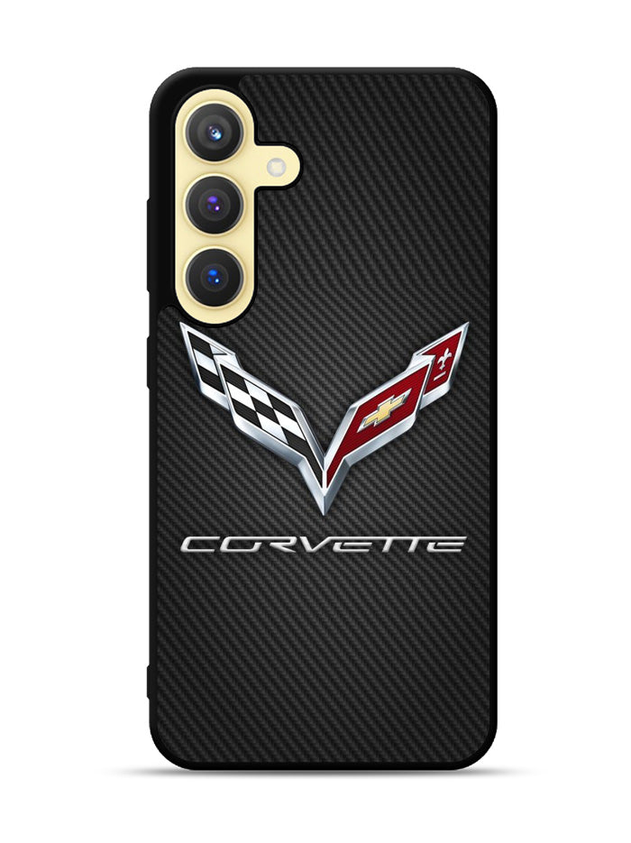 Elegant Corvette Logo Samsung Galaxy S25 Plus 5G , Samsung Galaxy S25+ 5G Case