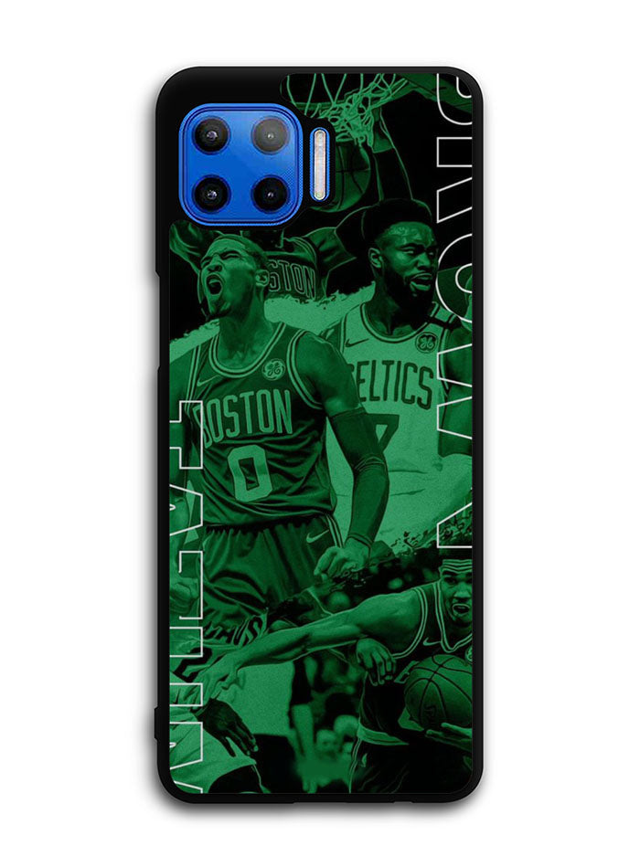Brown Tatum Boston Celtics Player Motorola Moto One 5G Case , Moto One 5G UW Case , Moto G 5G Plus Case
