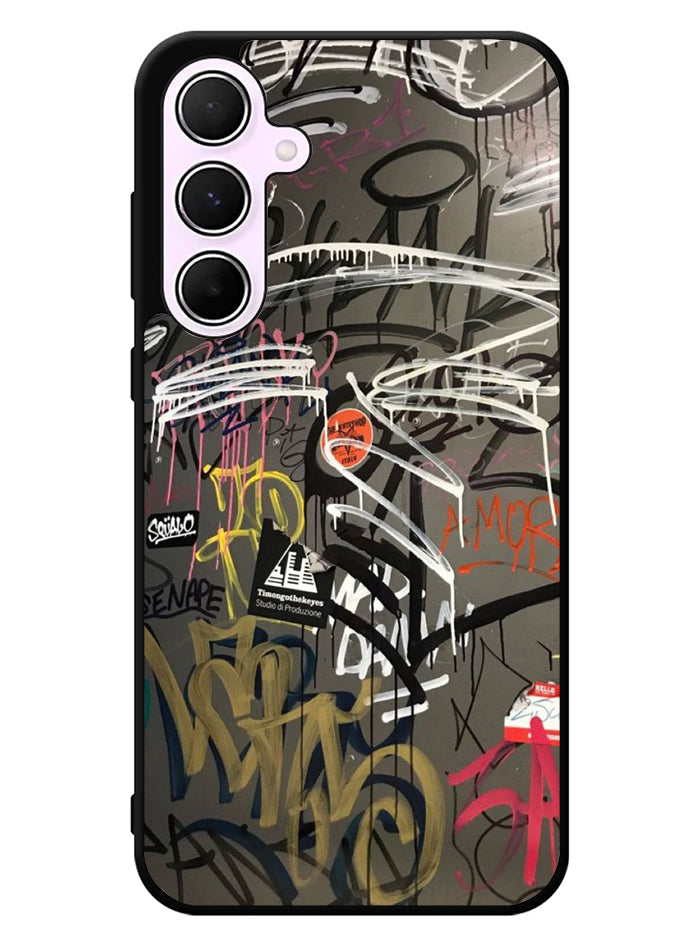Graffiti in The Grey Wal Samsung Galaxy A35 5G Case