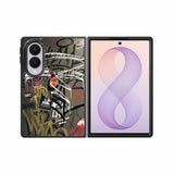 Graffiti in The Grey Wal Samsung Galaxy Z Fold 8 Case
