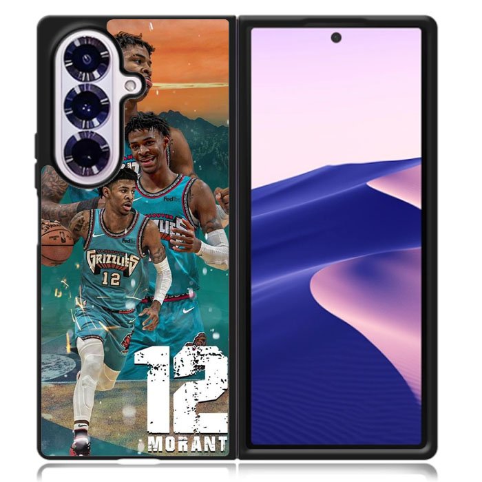 12 Morant Memphis Grizzlies Samsung Galaxy Z Fold 7 Case DC0001
